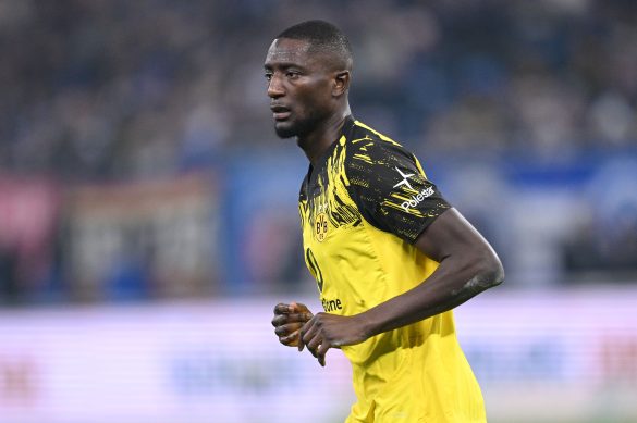 Borussia Dortmund striker Serhou Guirassy.