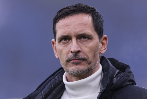 Former Eintracht Frankfurt head coach Dino Toppmöller in the Bundesliga.