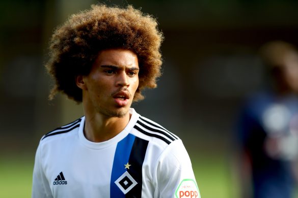 Zimbabwe international Jonah Fabisch during his time representing Hamburger SV.