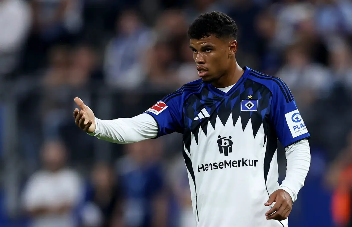 Hamburg striker Ransford-Yeboah Königsdörffer in the Bundesliga.