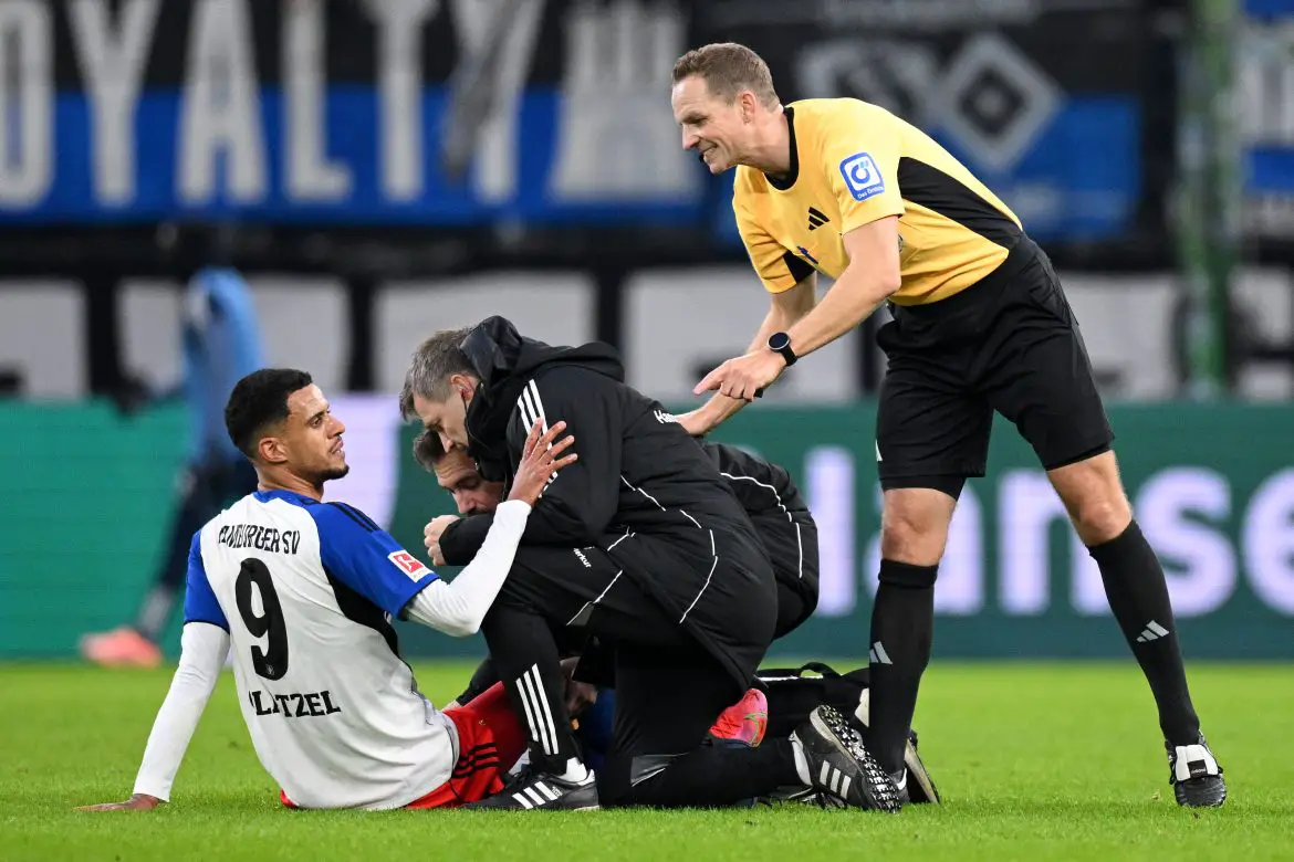 Hamburg striker Robert Glatzel.