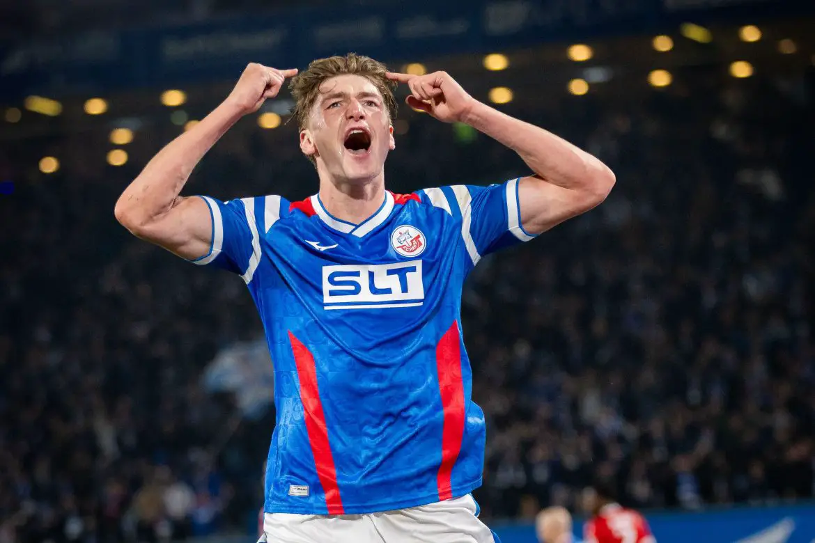 Rangers transfer target Ryan Naderi of Hansa Rostock.