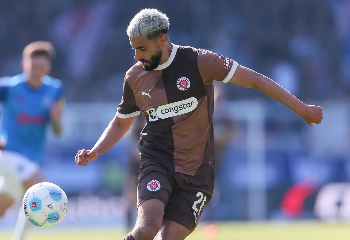 FC St. Pauli winger Elias Saad.