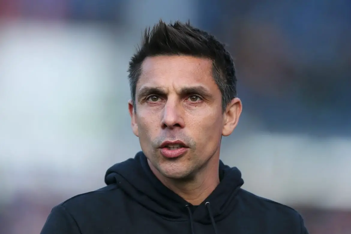 Holstein Kiel head coach Marcel Rapp in the Bundesliga.