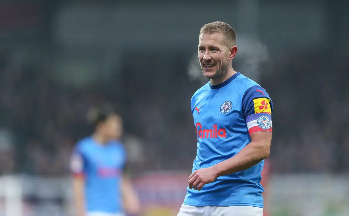 Holstein Kiel's Lewis Holtby in the Bundesliga.