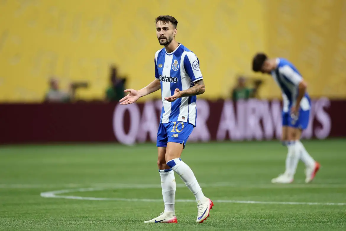 Fabio Vieira with Porto at the Club World Cup