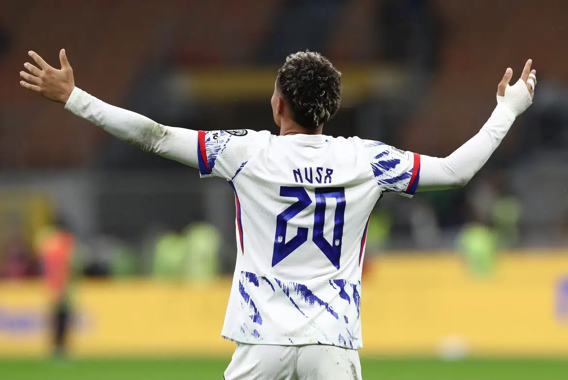 Leipzig winger Antonio Nusa