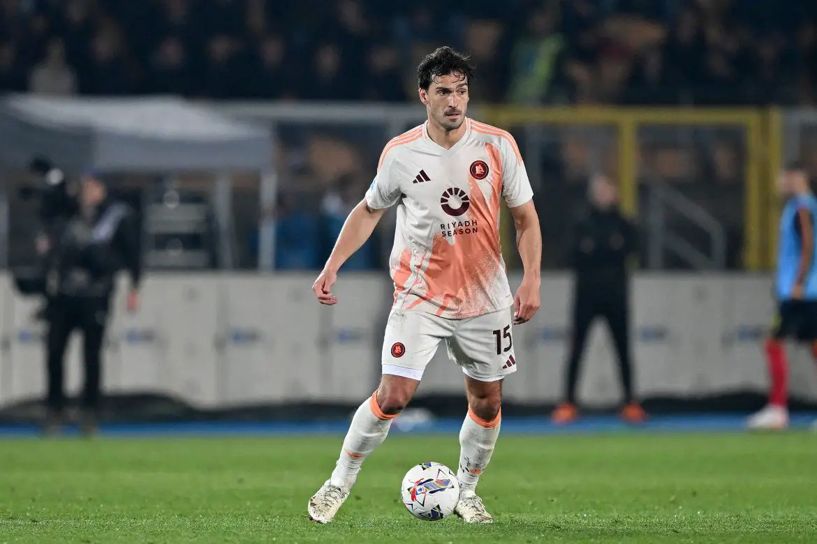 Mats Hummels in action for AS Roma this season.