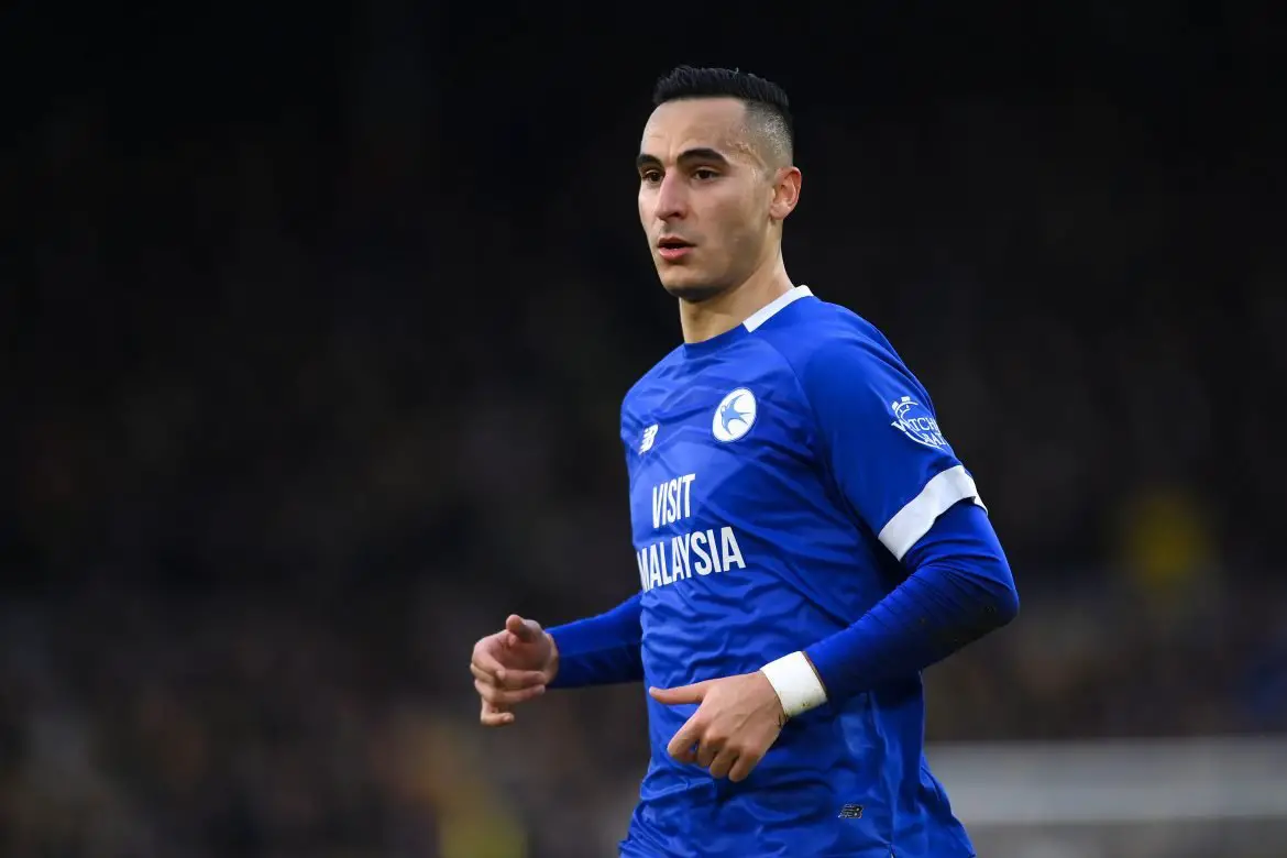 Former Mainz professional Anwar El Ghazi representing Cardiff City in the EFL Championship.