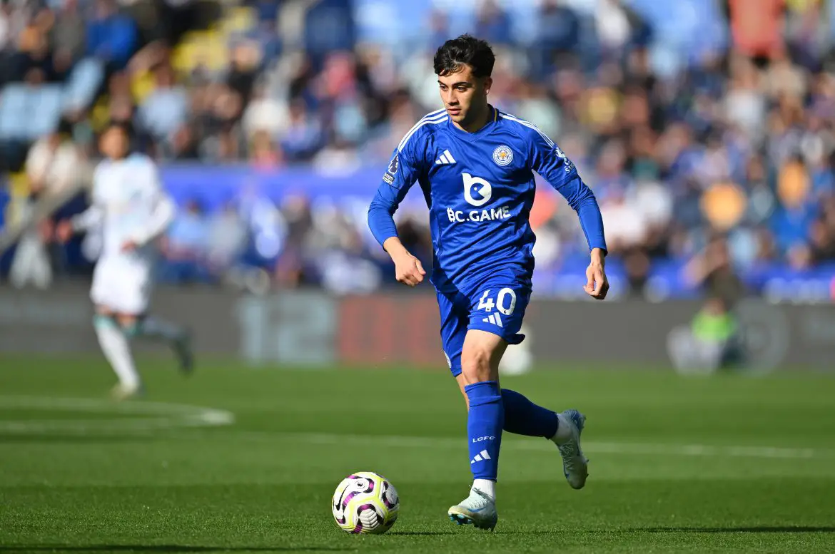 Brighton's Facundo Buonanotte on loan at Leicester City.