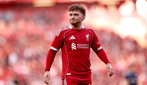 Elliott in action for Liverpool