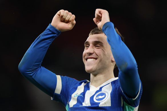 New RB Leipzig loan signing Brajan Gruda of Brighton.