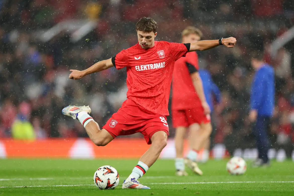 Werder Bremen Transfer target Youri Regeer playing for Twente.