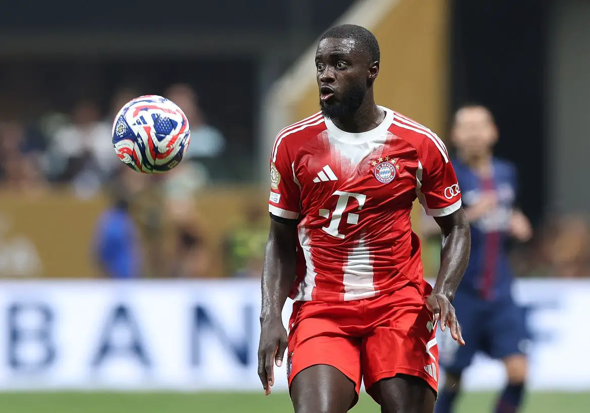 Dayot Upamecano of Bayern Munich.