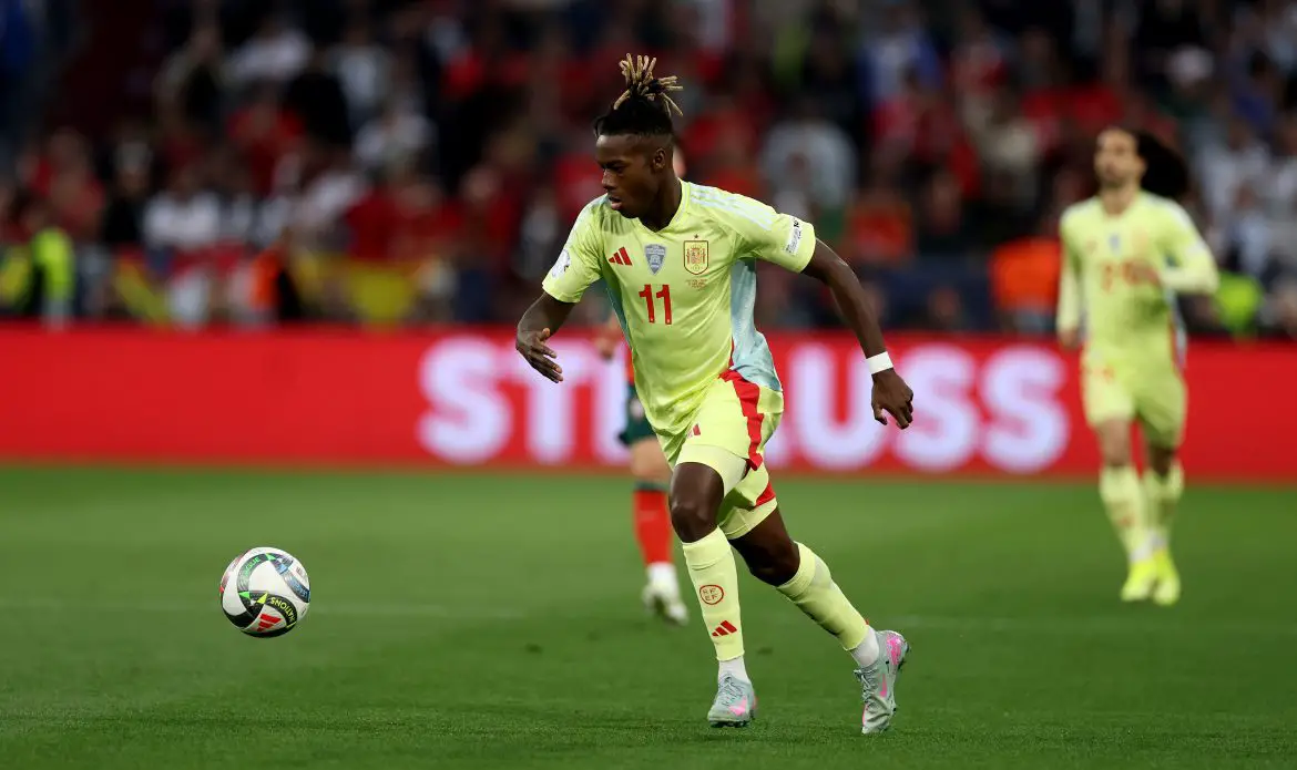 Nico Williams of Spain and Athletic Club.