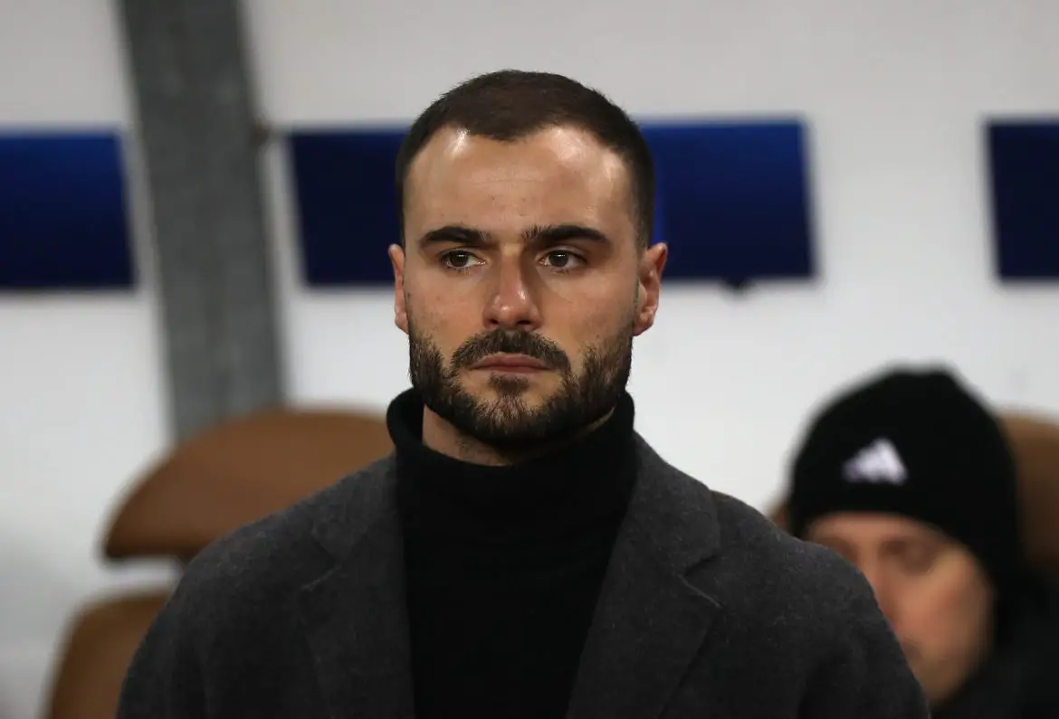 Eintracht Frankfurt head coach Dennis Schmitt.