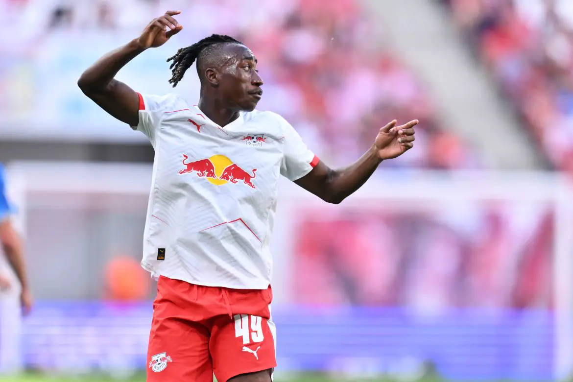 RB Leipzig winger Yan Diomande