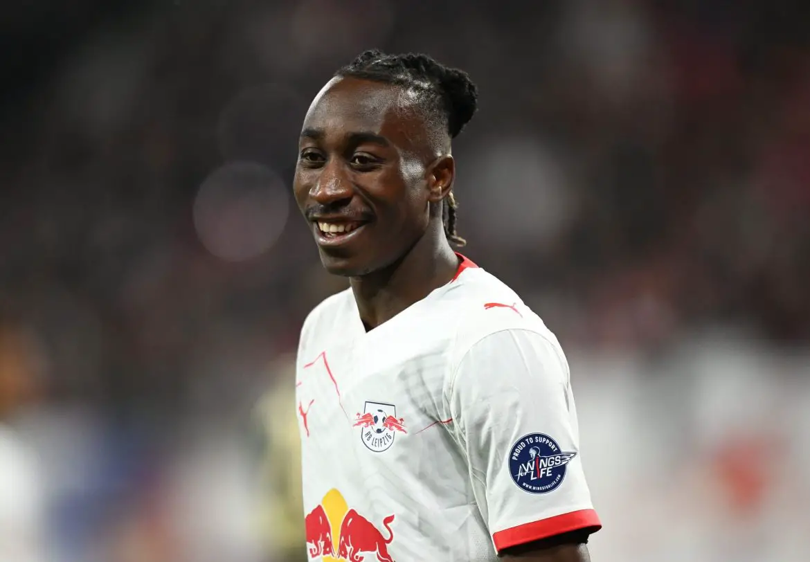RB Leipzig attacker Yan Diomande.