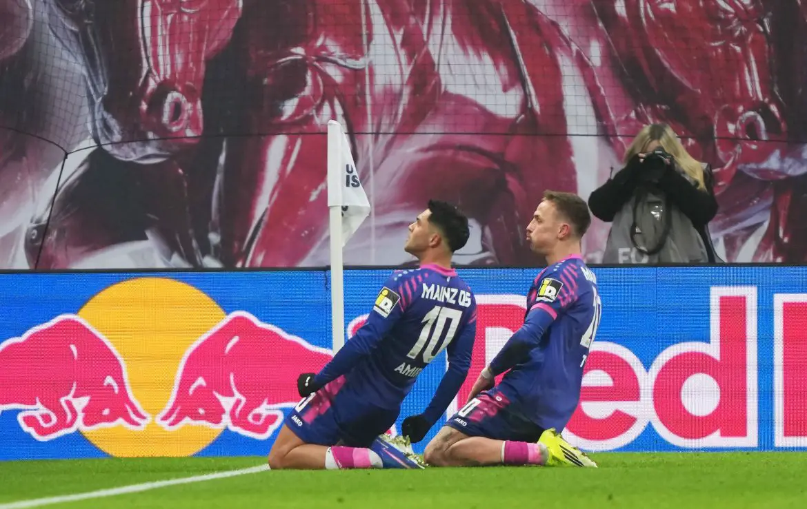 Mainz beat RB Leipzig to escape the Bundesliga relegation zone.