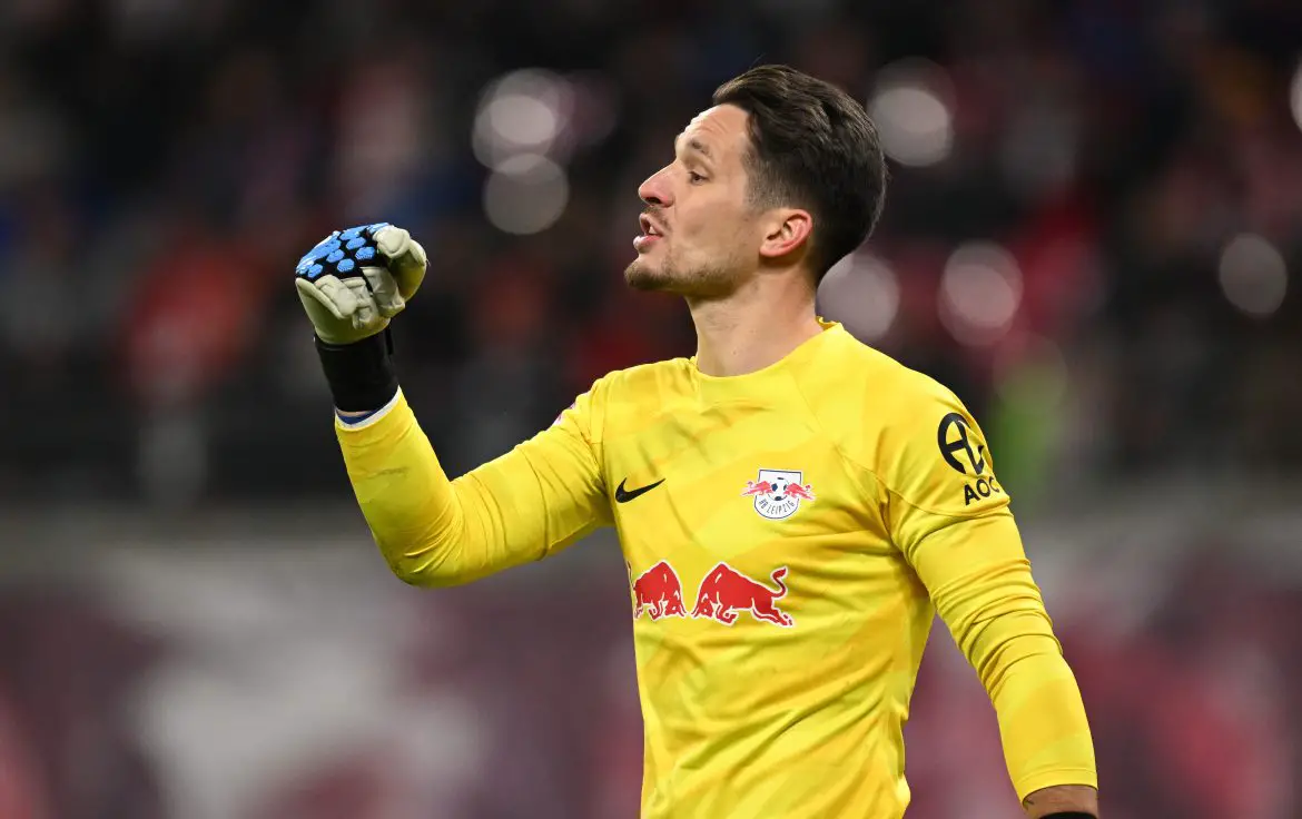 New Bayer Leverkusen signing Janis Blaswich.