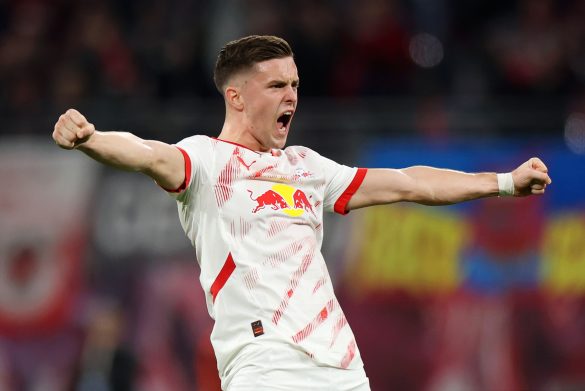 RB Leipzig's Christoph Baumgartner.