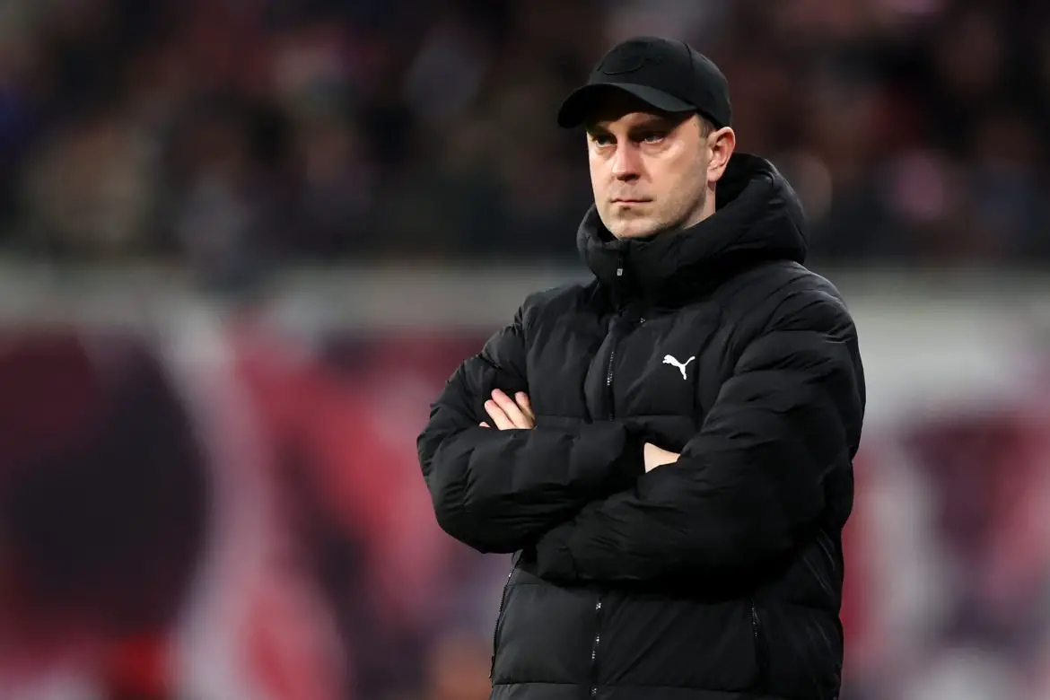 RB Leipzig head coach Ole Werner in the Bundesliga.