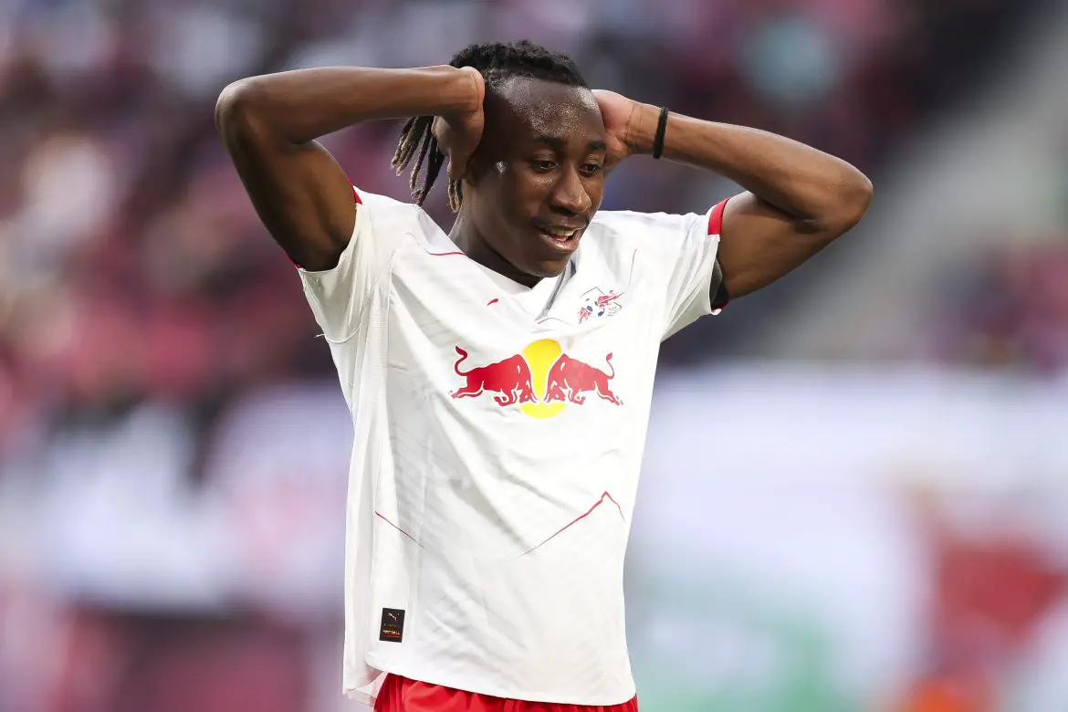 RB Leipzig rising star Yan Diomande in the Bundesliga.