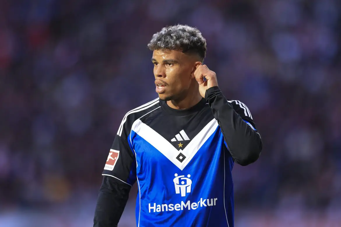 Hamburg striker Ransford-Yeboah Königsdörffer in the Bundesliga.