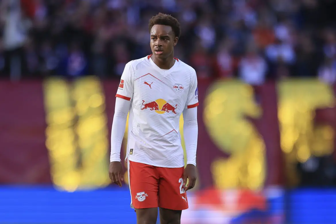RB Leipzig's Assan Ouédraogo in the Bundesliga.