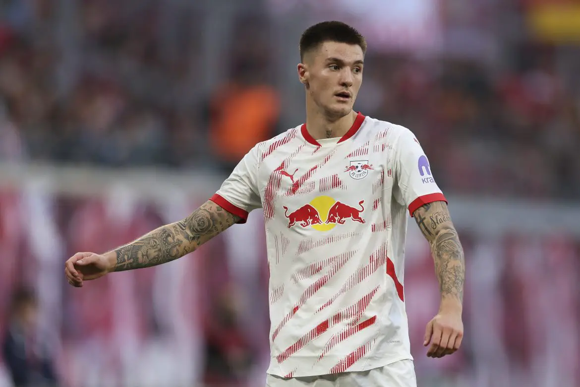 Benjamin Sesko of RB Leipzig.