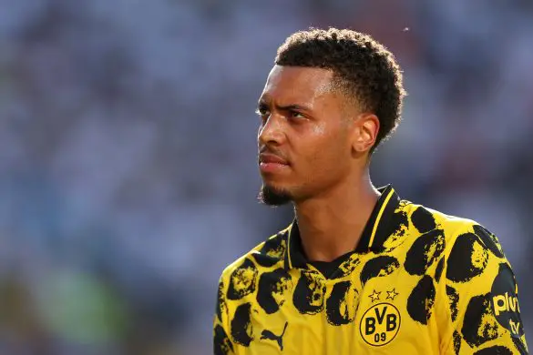 Felix Nmecha of Borussia Dortmund.