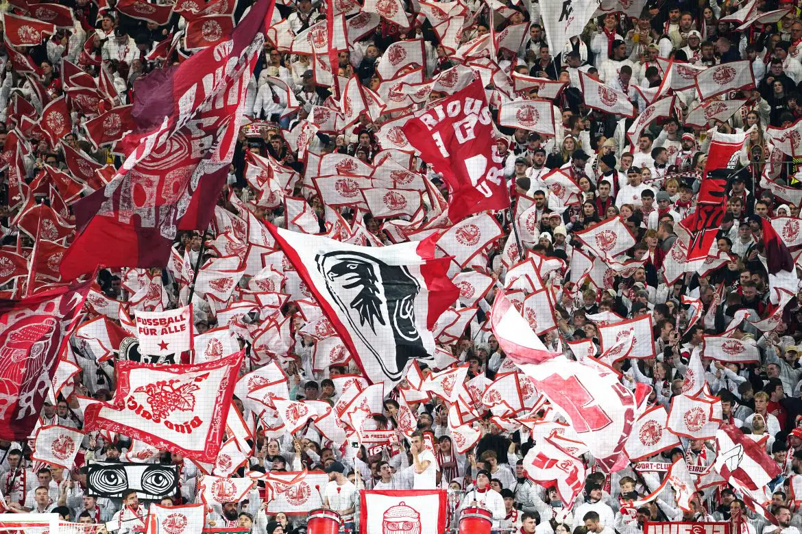 SC Freiburg supporters.