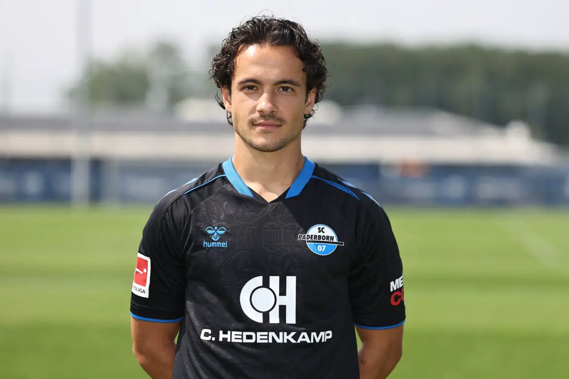 Soon-to-be-unveiled Celtic signing Mika Baur of SC Paderborn 07.