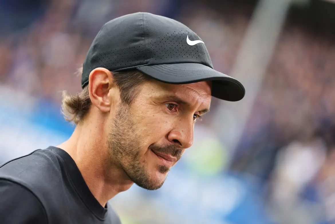 SC Freiburg head coach Julian Schuster in the Bundesliga.