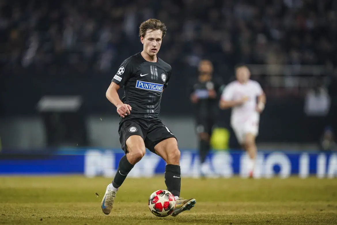 Danish attacker William Bøving of Sturm Graz looks set to join Mainz 05 for a transfer fee nearly half of his estimated market value.