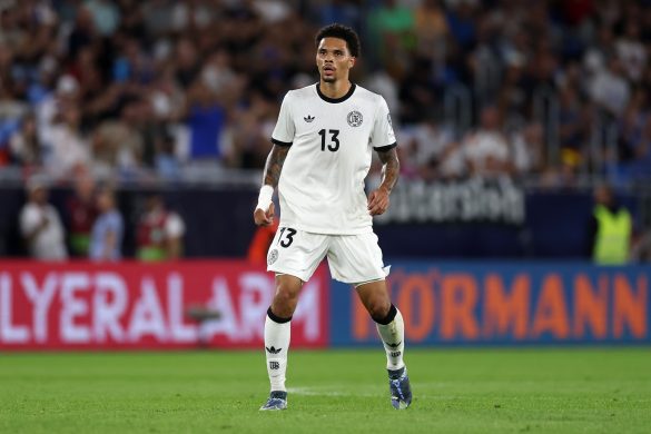 Nnamdi Collins representing the German national team.