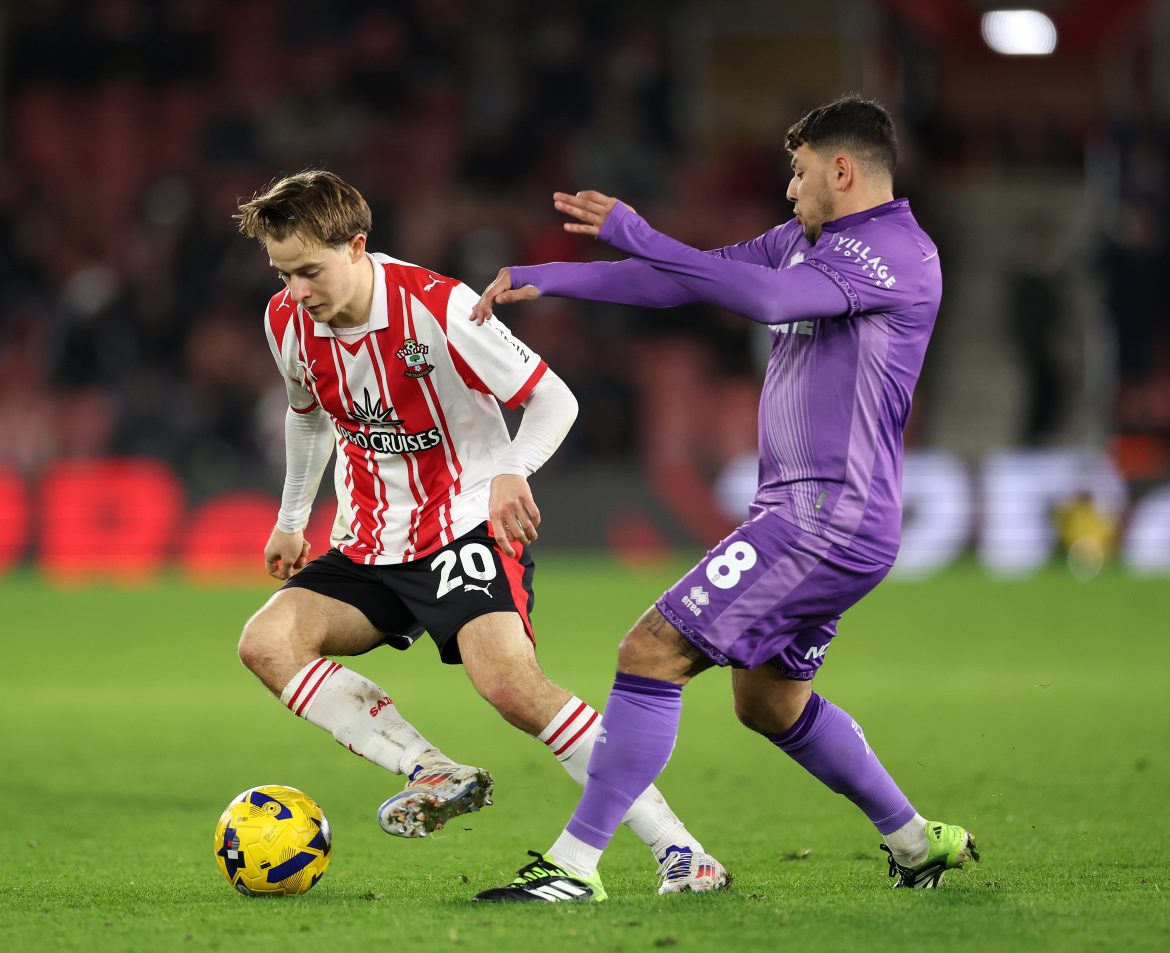 Southampton midfielder Caspar Jander.