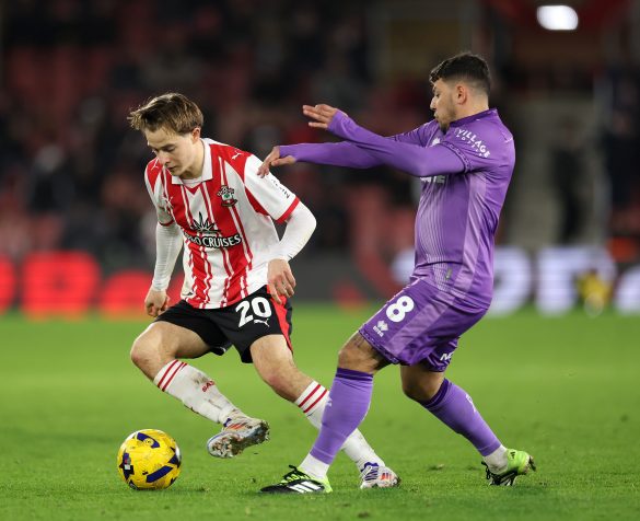 Southampton midfielder Caspar Jander.