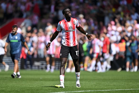 Germany U21 starter Joshua Quarshie representing Southampton in the EFL Championship.