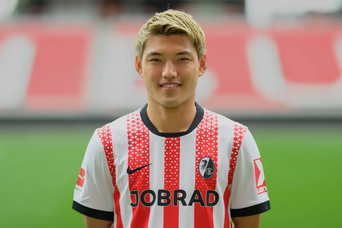 Potential future Eintracht Frankfurt signing Ritsu Doan of SC Freiburg.