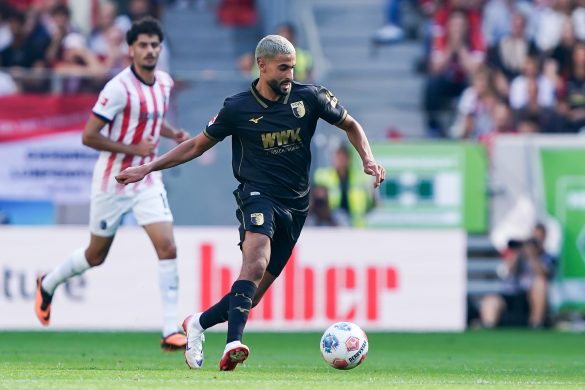 Sport-Club Freiburg v FC Augsburg – Bundesliga Augsburg's Elias Saad.