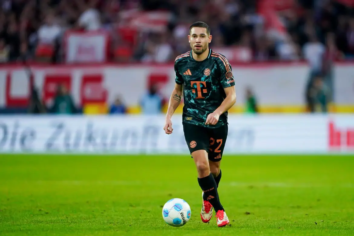 Bayern Munich and Portugal defender Raphaël Guerreiro in the Bundesliga.