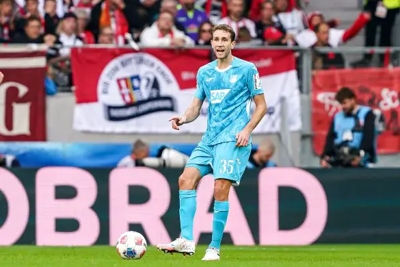 Augsburg transfer target Arthur Chaves representing TSG 1899 Hoffenheim.