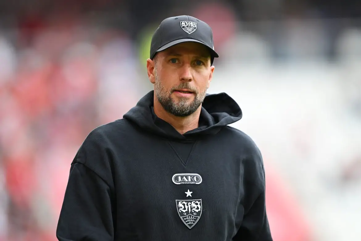 VfB Stuttgart head coach Sebastian Hoeneß.