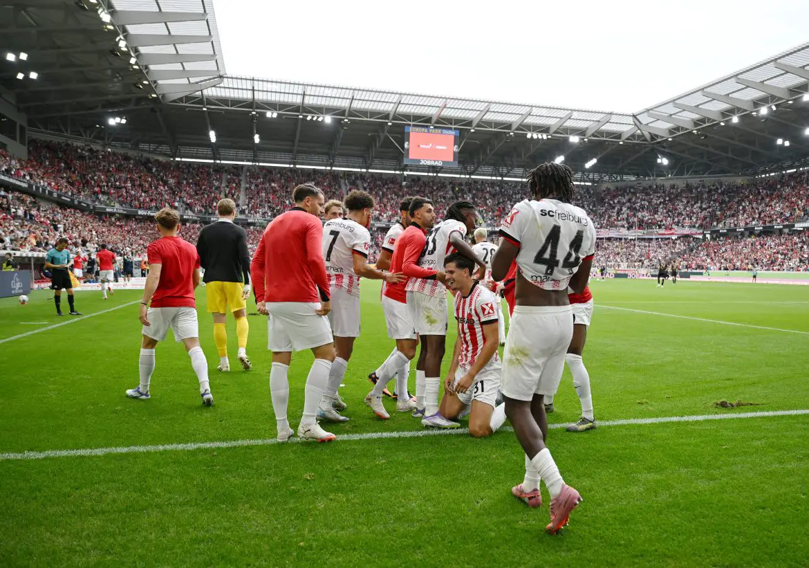 SC Freiburg win their first Bundesliga game of the season.