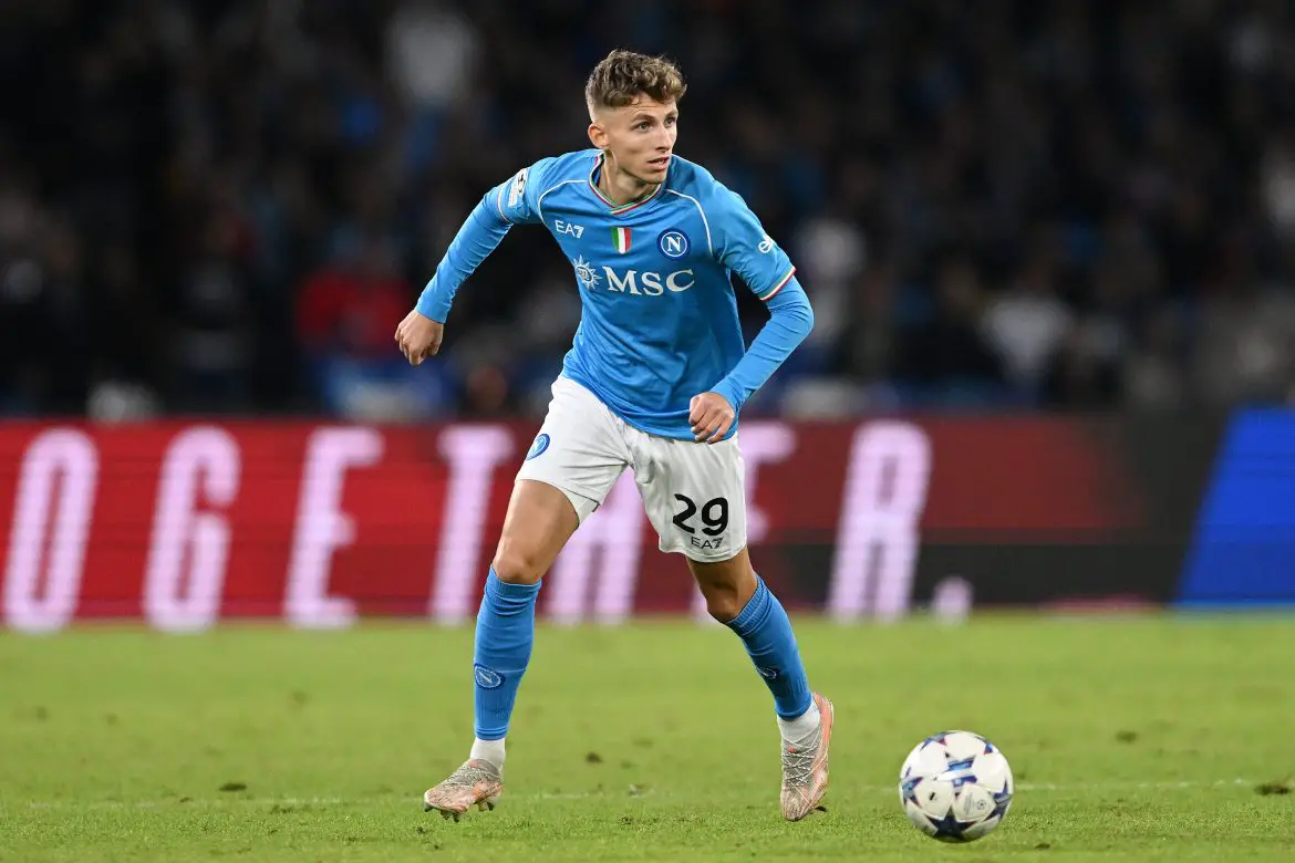 Napoli's Jesper Lindstrøm.