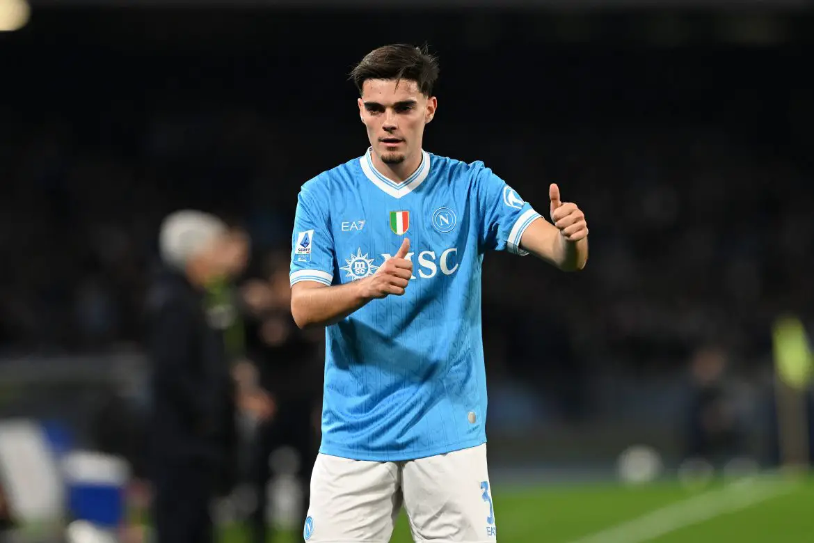 Leverkusen transfer target Miguel Gutierrez of SSC Napoli.