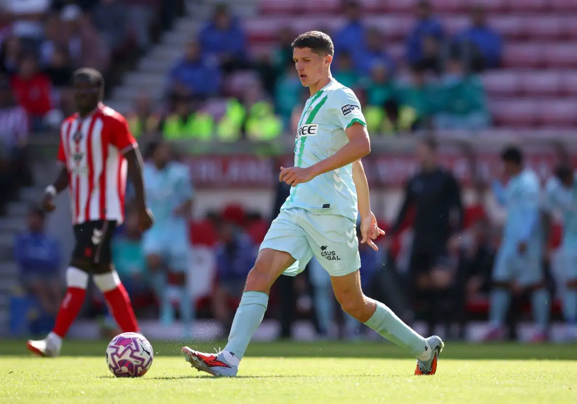 RB Leipzig transfer target Sergi Altimira playing for Real Betis.