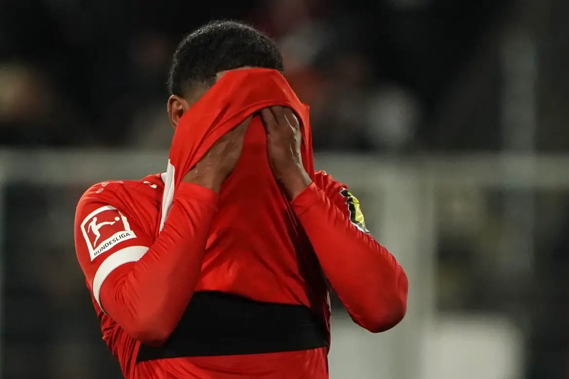 Mainz's Philipp Mwene during Friday night's Bundesliga loss away at Elversberg.