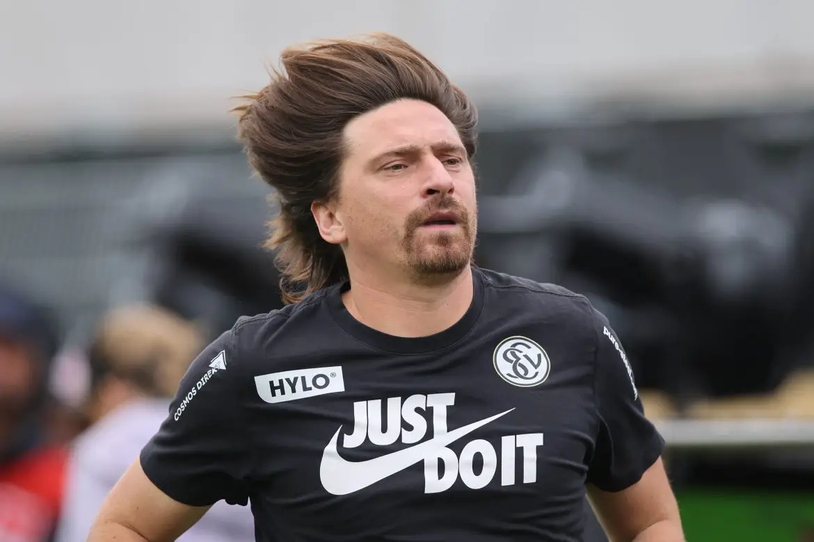 Elversberg head coach Vincent Wagner in the Bundesliga.